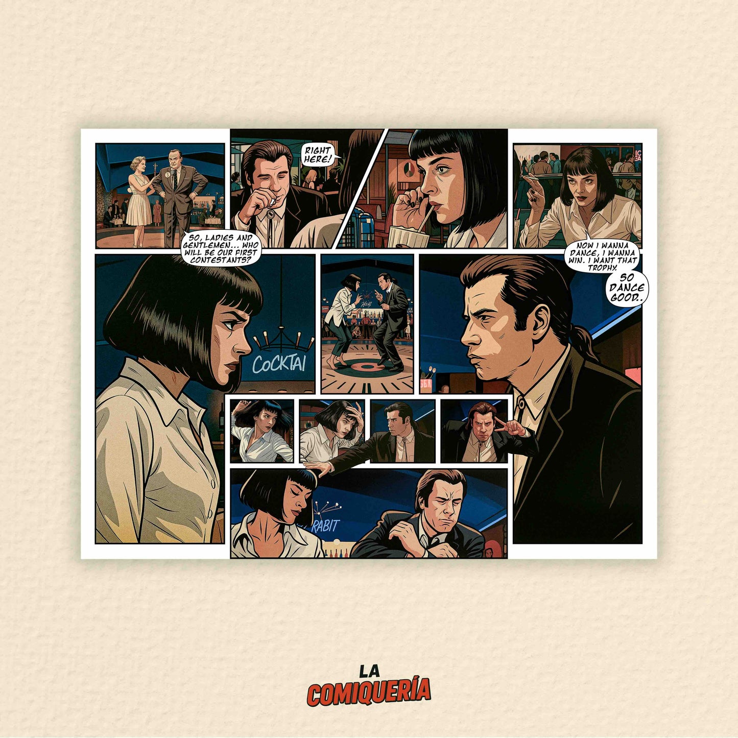 "Jack Rabbit Slim’s Twist Contest" – Print edición cómic 30x40 cm