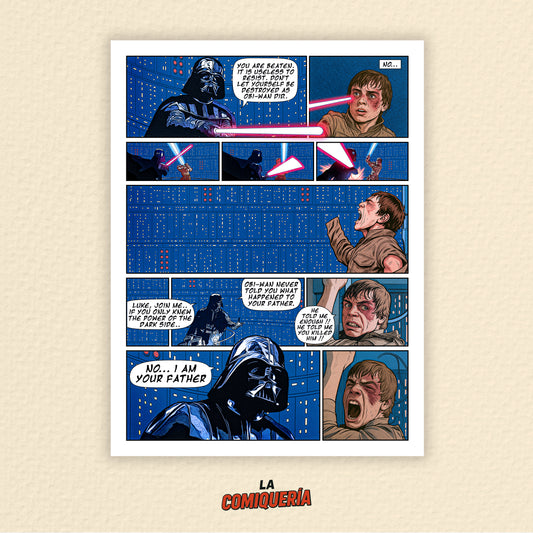 "I am your father" – Print edición cómic 40x30 cm